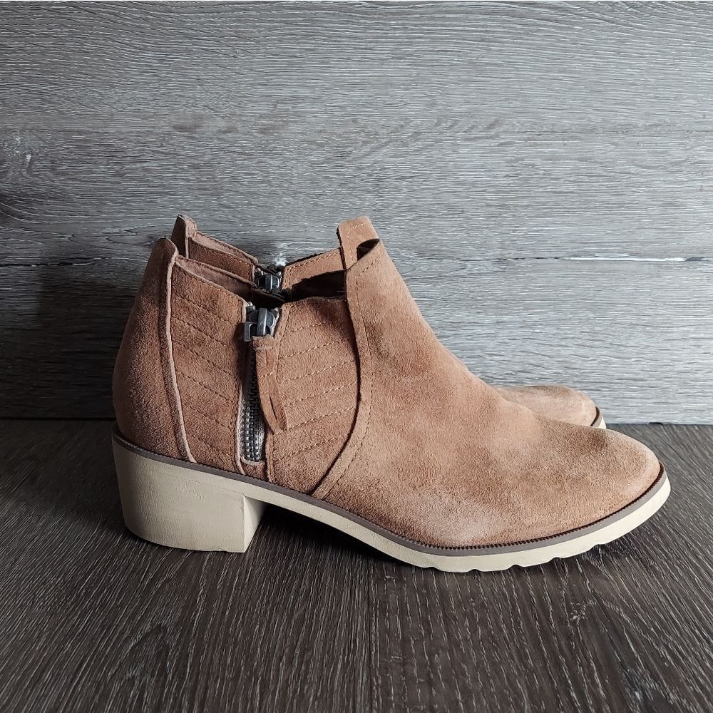 Reef Voyage Low Ankle Boot Sunlight Brown Leather Size 7